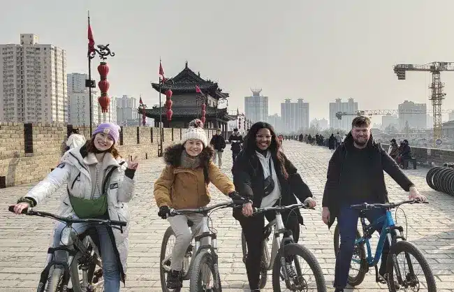 Xian City Wall bike ride